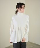 【ハッシュニュアンス/#Newans】の【洗える】ペプラムデザインワイドシルエットプルオーバー ホワイト|ID: prp329100004645785 ipo3291000000034622132