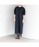 【ハッシュニュアンス/#Newans】の【セレモニーにも/洗濯機可】パフスリーブロングワンピース​ ネイビー|ID: prp329100004645788 ipo3291000000034189203