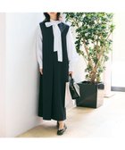 【ハッシュニュアンス/#Newans】の【洗濯機可】キーネックジャンパースカート ネイビー|ID: prp329100004645789 ipo3291000000034182580