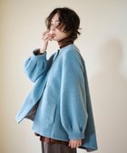 【ハッシュニュアンス/#Newans】の【10月中旬お届け予定】【洗濯機可能】バックフレアショートコート ブルー|ID: prp329100004645795 ipo3291000000033531468