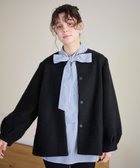 【ハッシュニュアンス/#Newans】の【10月中旬お届け予定】【洗濯機可能】バックフレアショートコート ブラック|ID: prp329100004645795 ipo3291000000033531470