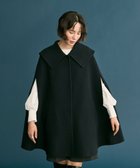 【ハッシュニュアンス/#Newans】のセーラーカラーダブルフェイスケープコート ネイビー|ID: prp329100004645797 ipo3291000000034607506