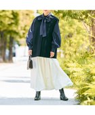 【ハッシュニュアンス/#Newans】の【10月下旬お届け予定】バックペプラムダブルフェイスジレ ネイビー|ID: prp329100004645807 ipo3291000000033531538