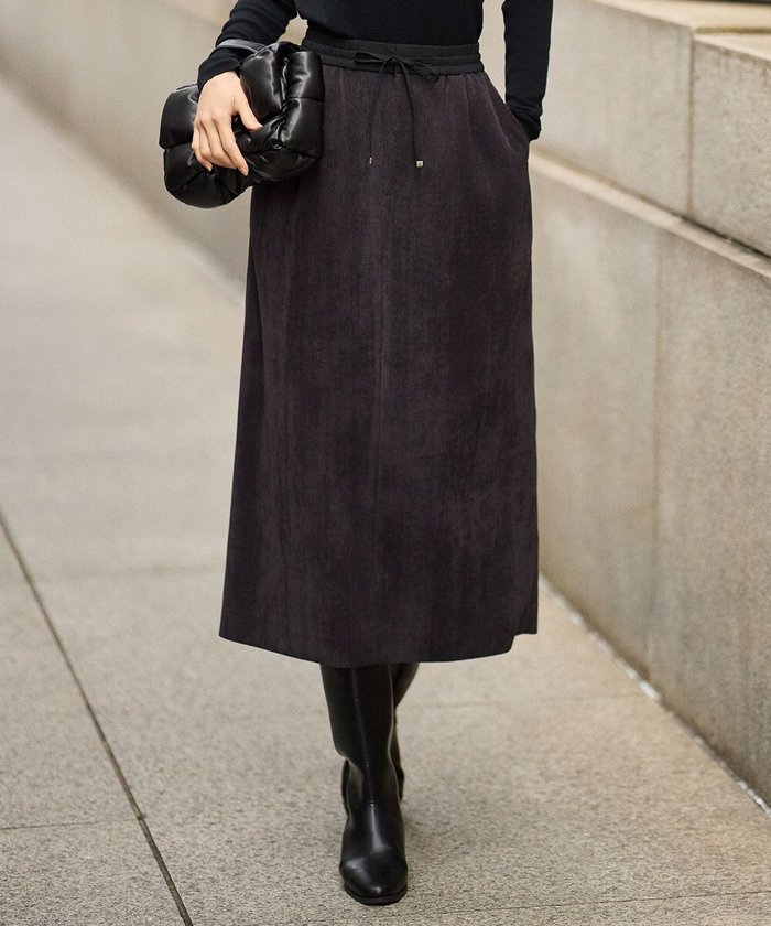 【自由区/JIYU-KU】の【SHIHOさん着用】ソフトコーデュロイ スカート インテリア・キッズ・メンズ・レディースファッション・服の通販 founy(ファニー) https://founy.com/ ファッション Fashion レディースファッション Fashion for Women スカート Skirts コーデュロイ Corduroy, Cord Fabric ストレート Straight, Straight Cut ドレープ Drape, Draping Fabric A/W・秋冬 Autumn/Winter |ID: prp329100004645839 ipo3291000000034477156