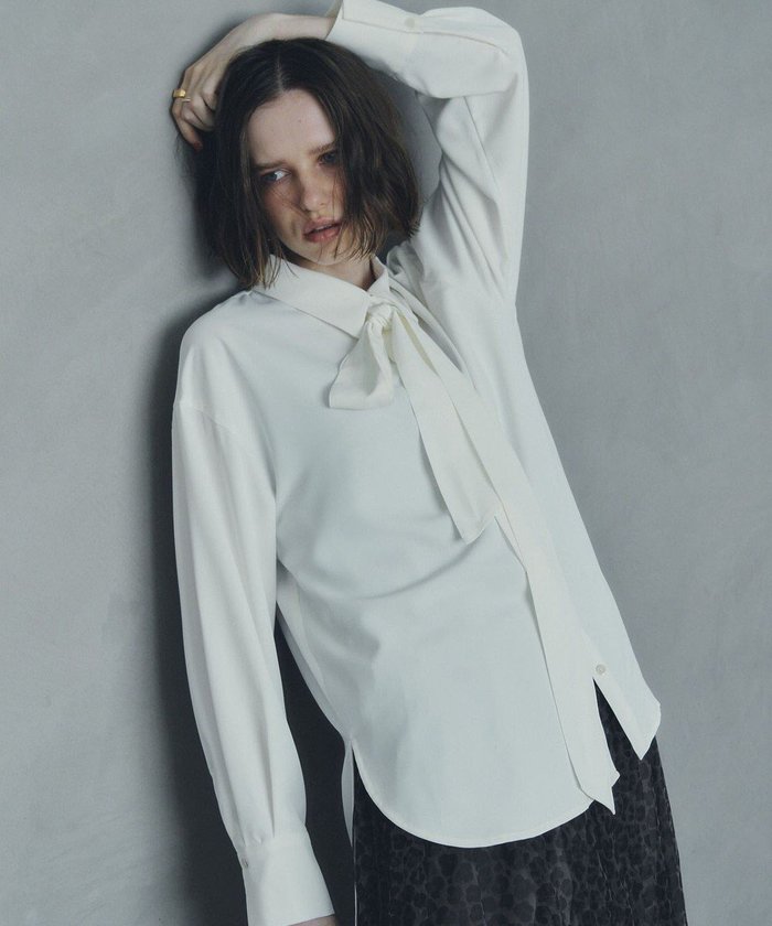 【イェッカ ヴェッカ/YECCA VECCA】の2wayボウタイシャツ インテリア・キッズ・メンズ・レディースファッション・服の通販 founy(ファニー) https://founy.com/ ファッション Fashion レディースファッション Fashion for Women トップス・カットソー Cut & Sew Tops シャツ・ブラウス・オフィスカジュアル Elegant Blouses & Button-Ups 新作・新入荷 New Arrivals / New In おすすめ Recommended / Our Picks サテン Satin, Glossy Fabric トレンド Trend, Trending Now ヘムライン Hemline, Bottom Cut ポケット Pocket, Pocket Detail リボン Ribbon, Bow リュクス Luxury, Elegant, High-End, Chic エレガント 上品 Elegant A/W・秋冬 Autumn/Winter |ID: prp329100004645849 ipo3291000000033532088