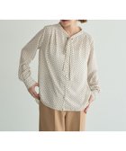 【イェッカ ヴェッカ/YECCA VECCA】のジオメ柄ボウタイブラウス Ivory|ID: prp329100004645860 ipo3291000000033532142