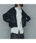 【イェッカ ヴェッカ/YECCA VECCA】のステンカラーレザーライクブルゾン Black|ID: prp329100004645862 ipo3291000000033532163