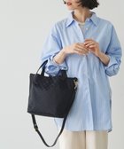 【ラシット/russet】のナイロンジャガード2WAYミニトートバッグ(SF-260) Black/Navy|ID: prp329100004645866 ipo3291000000035723116