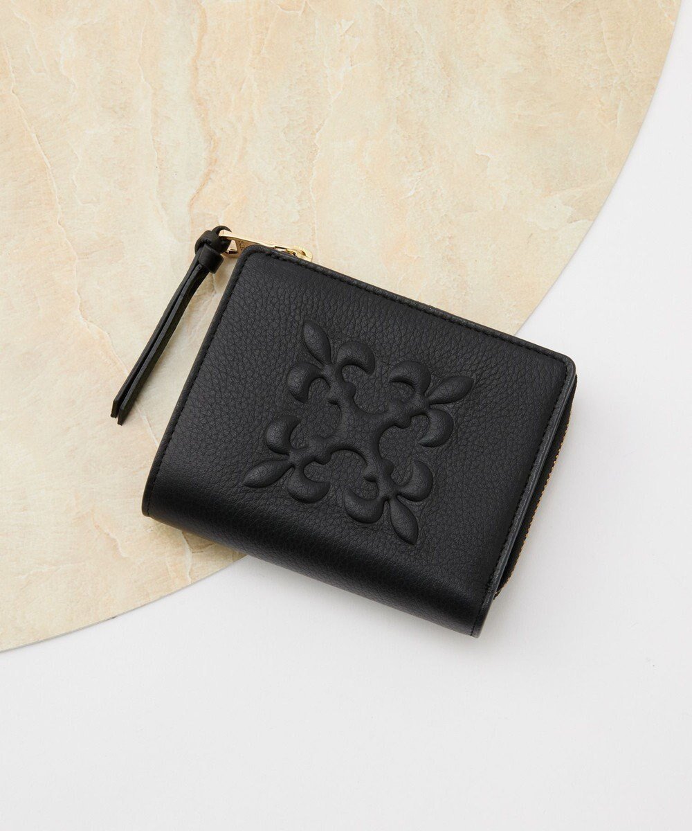 【ラシット/russet】の【2025AW新作】エンボスモノグラムハーフウォレット(SO-437) インテリア・キッズ・メンズ・レディースファッション・服の通販 founy(ファニー) 　ファッション　Fashion　レディースファッション　Fashion for Women　ミニ財布・二つ折り財布　Wallets & Card Cases　ウォレット　Wallet　シンプル　Simple, Minimal　財布　Wallet, Purse　人気　Popular, Best Seller　フロント　Front, Front Design　ポケット　Pocket, Pocket Detail　ロング　Long, Long-Length　再入荷　Restock / Back in Stock　おすすめ　Recommended / Our Picks　2025年　2025　2025-2026秋冬・A/W　Autumn/Winter 2025–26 AW25–26　Black|ID: prp329100004645879 ipo3291000000034390853