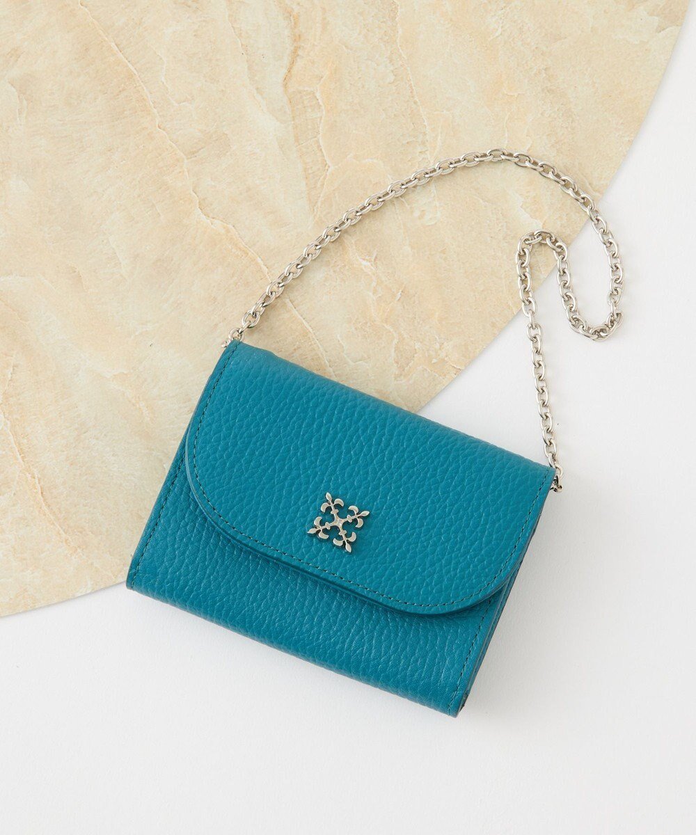 【ラシット/russet】の【2025AW新作】チェーンミニウォレット(SO-434) インテリア・キッズ・メンズ・レディースファッション・服の通販 founy(ファニー) 　ファッション　Fashion　レディースファッション　Fashion for Women　ミニ財布・二つ折り財布　Wallets & Card Cases　アクセサリー　Fashion Accessories　コンパクト　Compact, Small Size　シンプル　Simple, Minimal　財布　Wallet, Purse　チェーン　Chain, Chain Strap　フラップ　Flap, Flap Pocket　フロント　Front, Front Design　プレート　Plate, Dish　ポケット　Pocket, Pocket Detail　再入荷　Restock / Back in Stock　おすすめ　Recommended / Our Picks　旅行　Travel　エレガント 上品　Elegant　2025年　2025　2025-2026秋冬・A/W　Autumn/Winter 2025–26 AW25–26　TealGreen|ID: prp329100004645881 ipo3291000000033532311