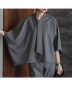 【アイシービー/iCB】の【洗える】T/Wブロード ボウタイブラウス 人気、トレンドファッション・服の通販 founy(ファニー) ファッション Fashion レディースファッション Fashion for Women トップス・カットソー Cut & Sew Tops シャツ・ブラウス・オフィスカジュアル Elegant Blouses & Button-Ups 洗える Machine Washable クロップド Cropped, Short Length コンパクト Compact, Small Size ストレッチ Stretch, Stretchy Fabric ストレート Straight, Straight Cut セットアップ Set-Up, Coordinated Outfit ブロード Broadcloth, Fine Cotton ワイド Wide, Wide Fit A/W・秋冬 Autumn/Winter おすすめ Recommended / Our Picks エレガント 上品 Elegant 2025年 2025 2025-2026秋冬・A/W Autumn/Winter 2025–26 AW25–26 thumbnail ライトグレー系|ID: prp329100004645884 ipo3291000000034084720