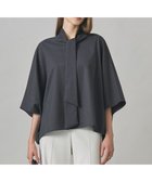 【アイシービー/iCB】の【洗える】T/Wブロード ボウタイブラウス 人気、トレンドファッション・服の通販 founy(ファニー) ファッション Fashion レディースファッション Fashion for Women トップス・カットソー Cut & Sew Tops シャツ・ブラウス・オフィスカジュアル Elegant Blouses & Button-Ups 洗える Machine Washable クロップド Cropped, Short Length コンパクト Compact, Small Size ストレッチ Stretch, Stretchy Fabric ストレート Straight, Straight Cut セットアップ Set-Up, Coordinated Outfit ブロード Broadcloth, Fine Cotton ワイド Wide, Wide Fit A/W・秋冬 Autumn/Winter おすすめ Recommended / Our Picks エレガント 上品 Elegant 2025年 2025 2025-2026秋冬・A/W Autumn/Winter 2025–26 AW25–26 thumbnail チャコール系|ID: prp329100004645884 ipo3291000000036084990