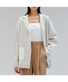 【ベイジ,/BEIGE,】のCHICORA / レーザーポケット付きウールニットジャケット Bone|ID: prp329100004645887 ipo3291000000033532349