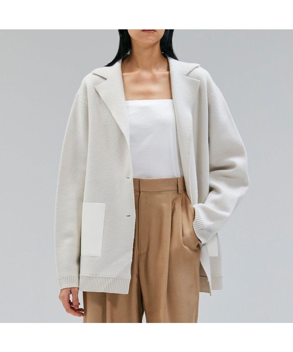 【ベイジ,/BEIGE,】のCHICORA / レーザーポケット付きウールニットジャケット インテリア・キッズ・メンズ・レディースファッション・服の通販 founy(ファニー) 　ファッション　Fashion　レディースファッション　Fashion for Women　アウター　Coat / Outerwear Collection　レディースジャケット・軽アウター　Jackets　インナー　Innerwear　クラシック　Classic, Timeless Style　シンプル　Simple, Minimal　ジャケット　Jacket, Outerwear　セーター　Sweater, Knitwear　ポケット　Pocket, Pocket Detail　ロング　Long, Long-Length　A/W・秋冬　Autumn/Winter　新作・新入荷　New Arrivals / New In　エレガント 上品　Elegant　ビジネス 仕事 通勤　Business / Work / Commuting　Bone|ID: prp329100004645887 ipo3291000000033532349
