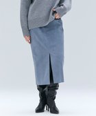 【ベイジ,/BEIGE,】のCISCO / フェイクスエードIラインスカート Dull Blue|ID: prp329100004645892 ipo3291000000035633701