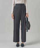 【アイシービー/iCB】の【洗える】T/Wブロード ワイドストレートパンツ チャコール系|ID: prp329100004645902 ipo3291000000035700344