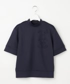 【23区 ゴルフ/NIJYUSANKU GOLF】の【WOMEN】ライトダンボールモックネック 吸水速乾 UVカット シワになりにくい ストレッチ スポーティー ネイビー系|ID: prp329100004645907 ipo3291000000033532438