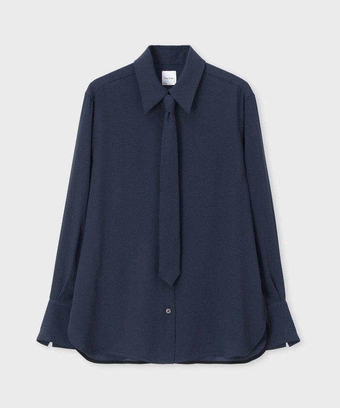 【ポール スミス/Paul Smith】のバックサテンジョーゼット ボウタイブラウス インテリア・キッズ・メンズ・レディースファッション・服の通販 founy(ファニー) https://founy.com/ ファッション Fashion レディースファッション Fashion for Women トップス・カットソー Cut & Sew Tops シャツ・ブラウス・オフィスカジュアル Elegant Blouses & Button-Ups 新作・新入荷 New Arrivals / New In おすすめ Recommended / Our Picks ジャケット Jacket, Outerwear マニッシュ Mannish, Boyish エレガント 上品 Elegant 夏 Summer S/S・春夏 SS, Spring/Summer, Warm Season A/W・秋冬 Autumn/Winter |ID: prp329100004645909 ipo3291000000033532443