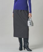 【アイシービー/iCB】の【洗える】T/Wブロード ナロースカート チャコール系|ID: prp329100004645913 ipo3291000000034244223