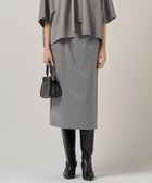 【アイシービー/iCB】の【洗える】T/Wブロード ナロースカート ライトグレー系|ID: prp329100004645913 ipo3291000000034244225