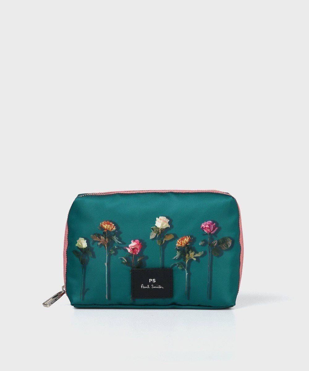 【ポール スミス/Paul Smith】のカットフラワーズ プリント ポーチ インテリア・キッズ・メンズ・レディースファッション・服の通販 founy(ファニー) 　ファッション　Fashion　レディースファッション　Fashion for Women　ミニ財布・二つ折り財布　Wallets & Card Cases　ポーチ&ミニバッグ　Pouches & Mini Bags　コンパクト　Compact, Small Size　軽量　Lightweight, Ultra Light　財布　Wallet, Purse　プリント　Print, Printed Pattern　ポーチ　Pouch, Small Case　ワーク　Workwear, Utility Style　エレガント 上品　Elegant　ティール|ID: prp329100004645916 ipo3291000000033532471