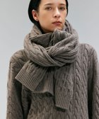 【ベイジ,/BEIGE,】の【洗える】SEDONA / ウールカシミヤケーブルストール Taupe|ID: prp329100004645917 ipo3291000000033532476