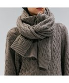 【ベイジ,/BEIGE,】の【洗える】SEDONA / ウールカシミヤケーブルストール Taupe|ID: prp329100004645917 ipo3291000000035816513