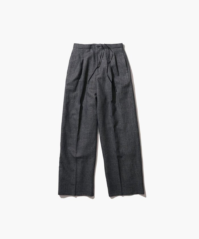 【エイトン/ATON】のLINEN WOOL TWILL タックイージーパンツ インテリア・キッズ・メンズ・レディースファッション・服の通販 founy(ファニー) https://founy.com/ ファッション Fashion レディースファッション Fashion for Women パンツ Pants & Trousers ジャケット Jacket, Outerwear ダブル Double, Double-Breasted ツイード Twill, Twill Weave テーパード Tapered, Tapered Pants リネン Linen, Linen Fabric A/W・秋冬 Autumn/Winter |ID: prp329100004645945 ipo3291000000033532581