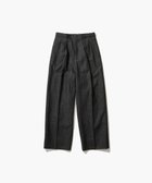 【エイトン/ATON】のLINEN WOOL TWILL タックイージーパンツ CHARCOAL GRAY|ID: prp329100004645945 ipo3291000000033532585