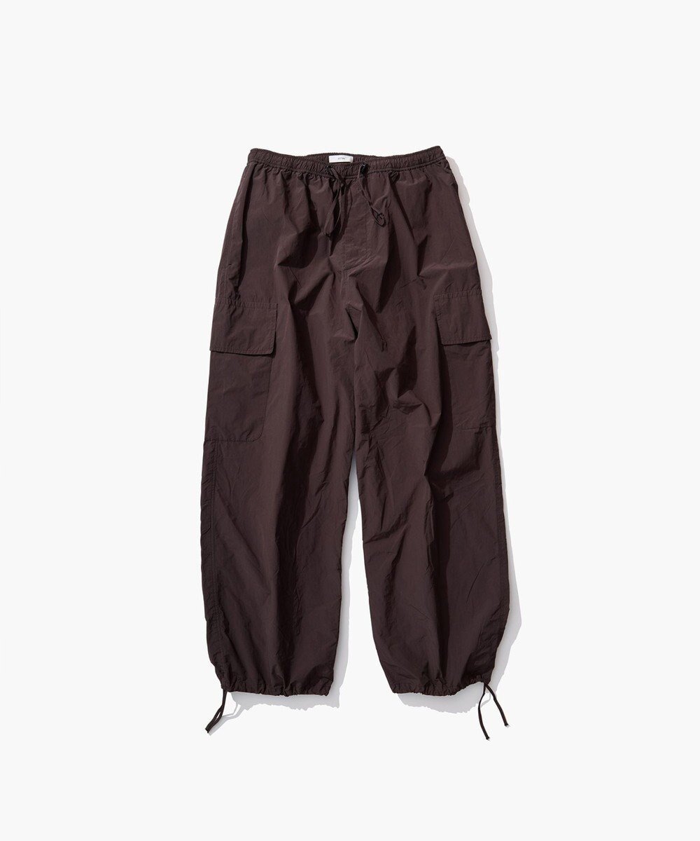 【エイトン/ATON】のAIR WEATHER ユーティリティーカーゴパンツ - UNISEX インテリア・キッズ・メンズ・レディースファッション・服の通販 founy(ファニー) 　ファッション　Fashion　レディースファッション　Fashion for Women　パンツ　Pants & Trousers　ユニセックス　Unisex, Genderless　カーゴパンツ　Cargo Pants, Utility Pants　スピンドル　Spindle, Drawcord　フレンチ　French, French Style　ミリタリー　Military, Army Style　ライナー　Liner, Inner Layer　A/W・秋冬　Autumn/Winter　BROWN|ID: prp329100004645957 ipo3291000000033532643