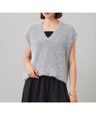 【アイシービー/iCB】の【洗える】 ルレックスファー ベスト ライトグレー系|ID: prp329100004645960 ipo3291000000035515363