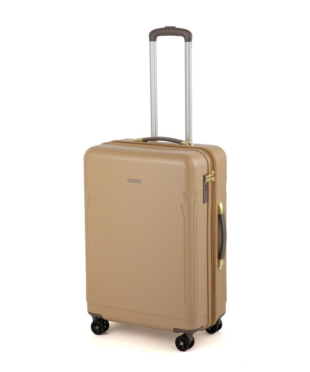 【エースバッグズアンドラゲッジ/ACE BAGS & LUGGAGE】のhiromichi nakano リーヴァ2 スーツケース Mサイズ 61L 05014 ヒロミチナカノ インテリア・キッズ・メンズ・レディースファッション・服の通販 founy(ファニー) 　ファッション　Fashion　レディースファッション　Fashion for Women　スーツ　Business Suits & Workwear　シンプル　Simple, Minimal　トラベル　Travel, Travel Gear　フラワー　Flower, Floral　ポケット　Pocket, Pocket Detail　メッシュ　Mesh, Net Fabric　リュック　Backpack, Rucksack　再入荷　Restock / Back in Stock　旅行　Travel　スーツケース キャリーケース　Suitcase / Carry Case　エレガント 上品　Elegant　サンドベージュ|ID: prp329100004645981 ipo3291000000033532771