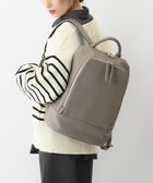 【エースバッグズアンドラゲッジ/ACE BAGS & LUGGAGE】のW .Day/Night ピルクエット レザーリュック A4サイズ 13.3インチPC収納 19011 ダブルアンドデイナイト グレージュ|ID: prp329100004645988 ipo3291000000033532803
