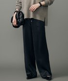 【自由区/JIYU-KU】の【カタログ掲載・洗える】ドレーピーサテンベイカー パンツ 人気、トレンドファッション・服の通販 founy(ファニー) ファッション Fashion レディースファッション Fashion for Women パンツ Pants & Trousers エレガント 上品 Elegant サテン Satin, Glossy Fabric ストレート Straight, Straight Cut トレンド Trend, Trending Now ドレープ Drape, Draping Fabric バランス Balance, Style Balance ワイド Wide, Wide Fit ヴィンテージ Vintage Style 洗える Machine Washable A/W・秋冬 Autumn/Winter thumbnail ブラック|ID: prp329100004645996 ipo3291000000033532835