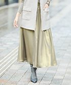 【自由区/JIYU-KU】の【カタログ掲載】シャイニーギャザー スカート ブロンズ|ID: prp329100004646000 ipo3291000000035601519