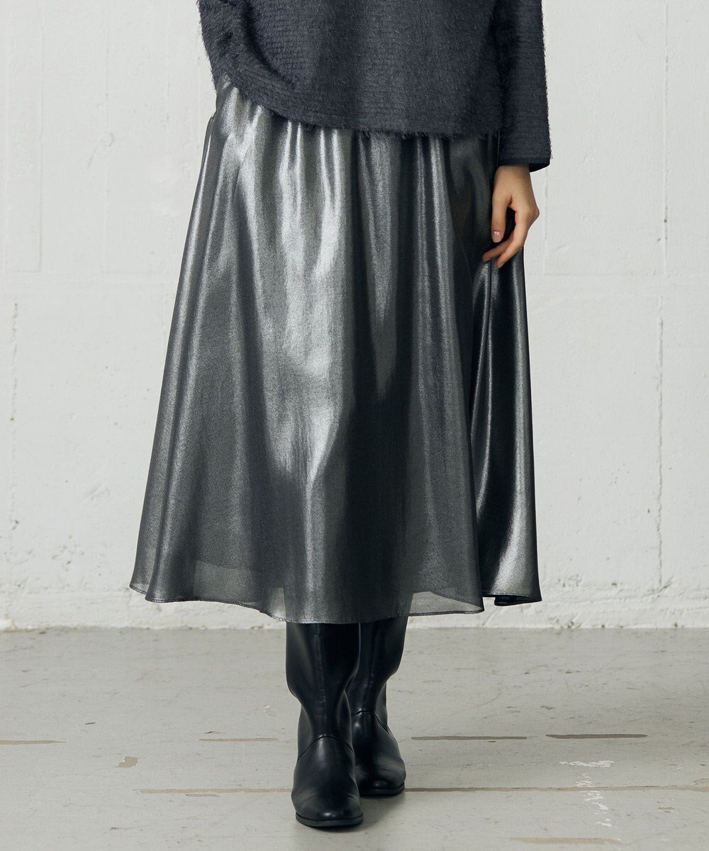 【自由区/JIYU-KU】の【カタログ掲載】シャイニーギャザー スカート インテリア・キッズ・メンズ・レディースファッション・服の通販 founy(ファニー) 　ファッション　Fashion　レディースファッション　Fashion for Women　スカート　Skirts　おすすめ　Recommended / Our Picks　ギャザー　Gathered, Ruffled　フレア　Flare, Flared　A/W・秋冬　Autumn/Winter　ブラック|ID: prp329100004646000 ipo3291000000035601521