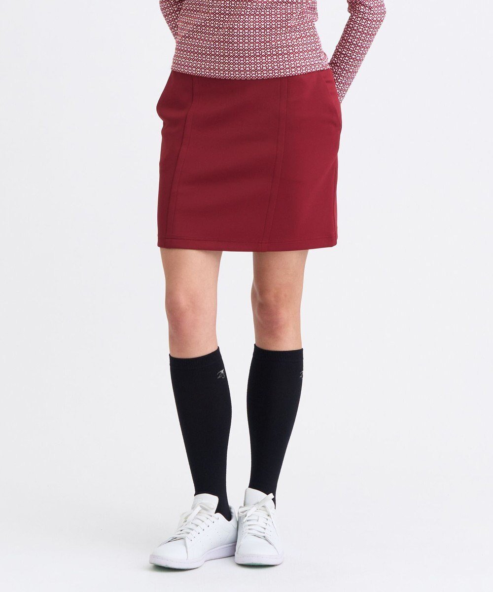 【23区 ゴルフ/NIJYUSANKU GOLF】の【WOMEN】ライトダンボールストレッチスカート インテリア・キッズ・メンズ・レディースファッション・服の通販 founy(ファニー) 　ファッション　Fashion　レディースファッション　Fashion for Women　スカート　Skirts　シンプル　Simple, Minimal　ストレッチ　Stretch, Stretchy Fabric　セットアップ　Set-Up, Coordinated Outfit　ボトム　Bottoms, Lower Wear　エレガント 上品　Elegant　人気　Popular, Best Seller　台形　A-Line, Trapezoid Shape　A/W・秋冬　Autumn/Winter　軽量　Lightweight, Ultra Light　レッド系|ID: prp329100004646751 ipo3291000000034189305