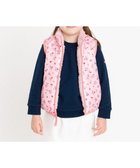 【ミキハウスホットビスケッツ/MIKI HOUSE HOT BISCUITS / KIDS】の【80-120cm】 裏ボアフリース リバーシブル総柄ベスト ピンク|ID: prp329100004646764 ipo3291000000033918401