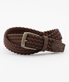 【ジョセフ アブード/JOSEPH ABBOUD / MEN】の【イタリア素材・ストレッチ・日本製】ウールビスコースストレッチ ベルト ダークブラウン系|ID: prp329100004646771 ipo3291000000034398152