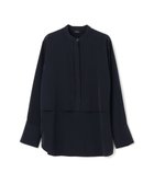 【ジョゼフ/JOSEPH】の【洗える】ライトデシン シャツブラウス Navy|ID: prp329100004646780 ipo3291000000033541931