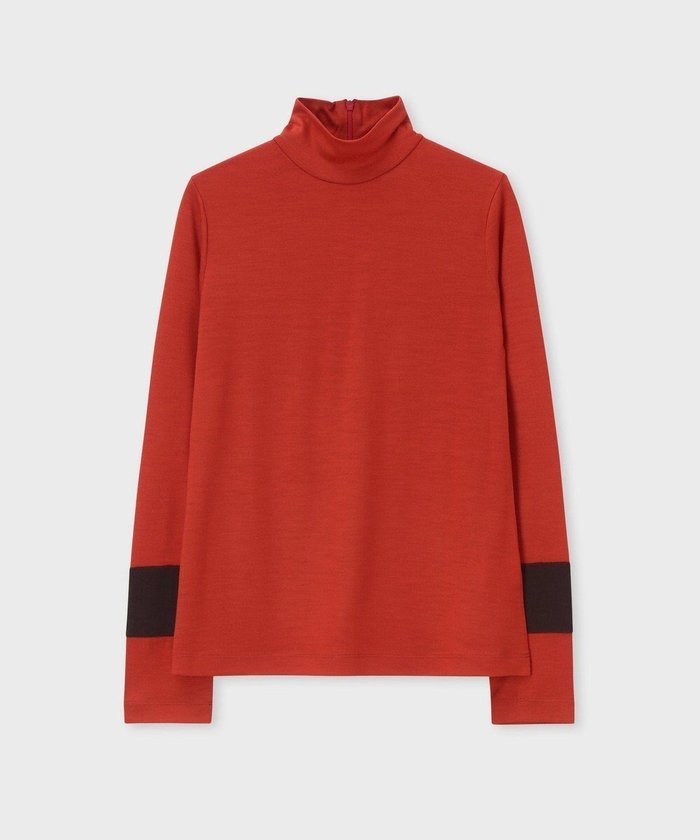 【ポール スミス/Paul Smith】の【洗える】コントラストカラー ハイネック カットソー インテリア・キッズ・メンズ・レディースファッション・服の通販 founy(ファニー) https://founy.com/ ファッション Fashion レディースファッション Fashion for Women トップス・カットソー Cut & Sew Tops シャツ・ブラウス・オフィスカジュアル Elegant Blouses & Button-Ups ロングTシャツ・Tシャツ Longline T-Shirts & Tees カットソー・ベーシックTシャツ Cut-and-Sewn Tops / Stretch Tees & Basics 新作・新入荷 New Arrivals / New In おすすめ Recommended / Our Picks カットソー Cut and Sewn Top ジャケット Jacket, Outerwear ハイネック High Neck, Mock Neck ベスト Vest, Waistcoat リラックス Relax, Relaxed Fit 夏 Summer S/S・春夏 SS, Spring/Summer, Warm Season 洗える Machine Washable A/W・秋冬 Autumn/Winter |ID: prp329100004646784 ipo3291000000033542014