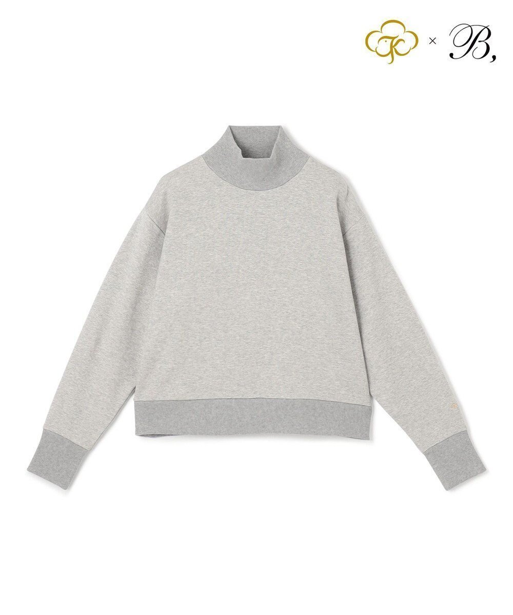 【ベイジ,/BEIGE,】のOrganic Cotton Sweat / Hi-neck Tops スウェット インテリア・キッズ・メンズ・レディースファッション・服の通販 founy(ファニー) 　ファッション　Fashion　レディースファッション　Fashion for Women　トップス・カットソー　Cut & Sew Tops　レディースパーカー・カジュアルフーディー　Casual Hoodies & Sweatshirts　スウェット・クルーネックトップス　Sweatshirts & Crewnecks / Relaxed Fit Sweat Tops　オーガニック　Organic Cotton　コレクション　Collection, Seasonal Line　スウェット / スエット　Sweatshirt, Sweatwear　セットアップ　Set-Up, Coordinated Outfit　ハイネック　High Neck, Mock Neck　バランス　Balance, Style Balance　ボトム　Bottoms, Lower Wear　夏　Summer　S/S・春夏　SS, Spring/Summer, Warm Season　A/W・秋冬　Autumn/Winter　Top Gray|ID: prp329100004646786 ipo3291000000033542060
