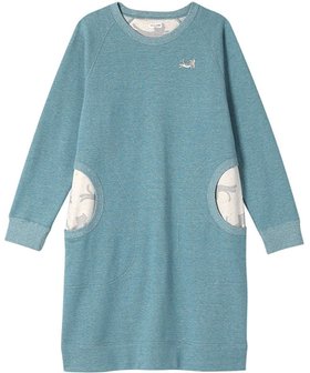 【ツモリチサト スリープ/tsumori chisato SLEEP】のツモリチサト ワンピース 長袖 ルームウェア 綿100%(本体) レディース UNX587 /ワコール 人気、トレンドファッション・服の通販 founy(ファニー) ファッション Fashion レディースファッション Fashion for Women ワンピース Dresses ネコ Cat, Feline Motif パジャマ Pajamas, Sleepwear プリント Print, Printed Pattern ポケット Pocket, Pocket Detail ワンポイント One Point, Statement Accent 長袖 Long Sleeve, Full Sleeve |ID:prp329100004646792