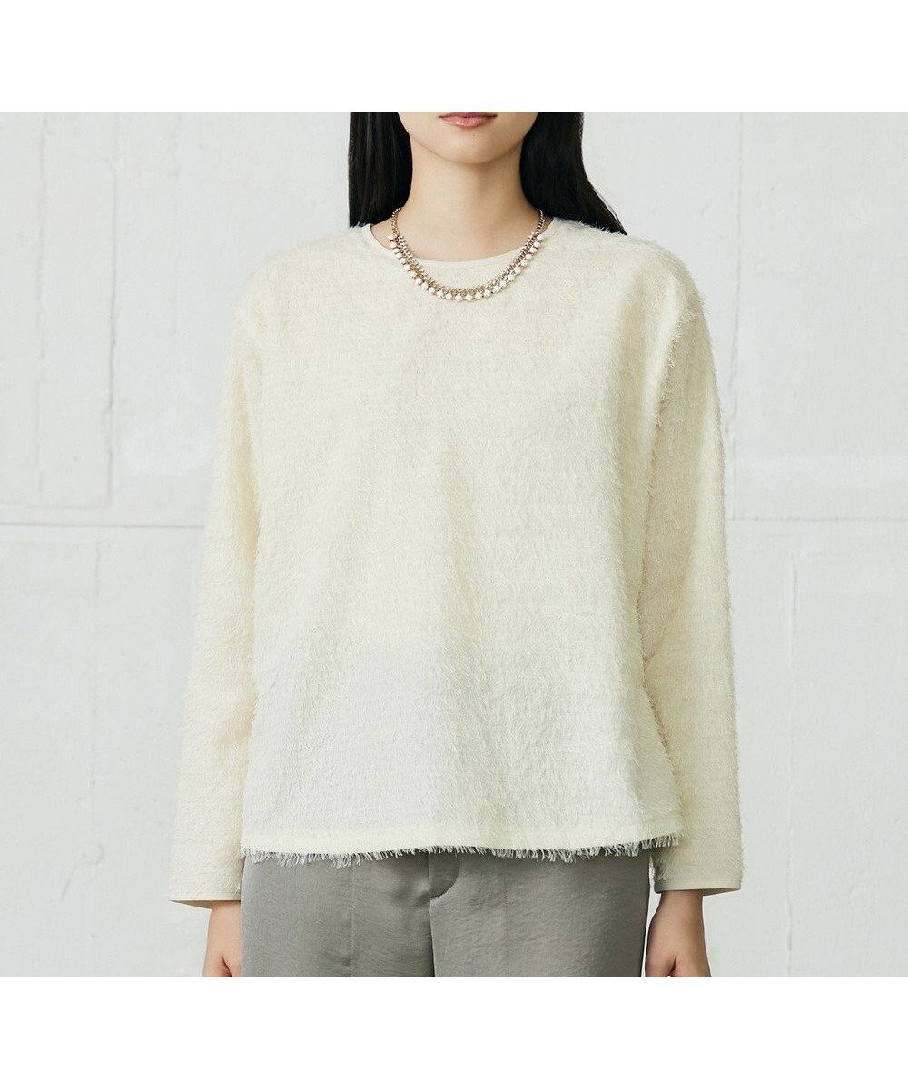【自由区/JIYU-KU】の【カタログ掲載】ループカットジャカードプルオーバー ブラウス インテリア・キッズ・メンズ・レディースファッション・服の通販 founy(ファニー) 　ファッション　Fashion　レディースファッション　Fashion for Women　トップス・カットソー　Cut & Sew Tops　シャツ・ブラウス・オフィスカジュアル　Elegant Blouses & Button-Ups　カジュアルプルオーバー・ニットトップス　Pullovers & Knit Tops / Casual Pullovers　シンプル　Simple, Minimal　ジャカード／ジャガード　Jacquard, Woven Pattern　トレンド　Trend, Trending Now　バランス　Balance, Style Balance　A/W・秋冬　Autumn/Winter　アイボリー|ID: prp329100004646820 ipo3291000000033543084