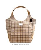 【ルートート/ROOTOTE】の3607【ラミネート加工 肩掛け】EU.ラウンド.ラミネート-T 04:チェック・ベージュ|ID: prp329100004646833 ipo3291000000033543166