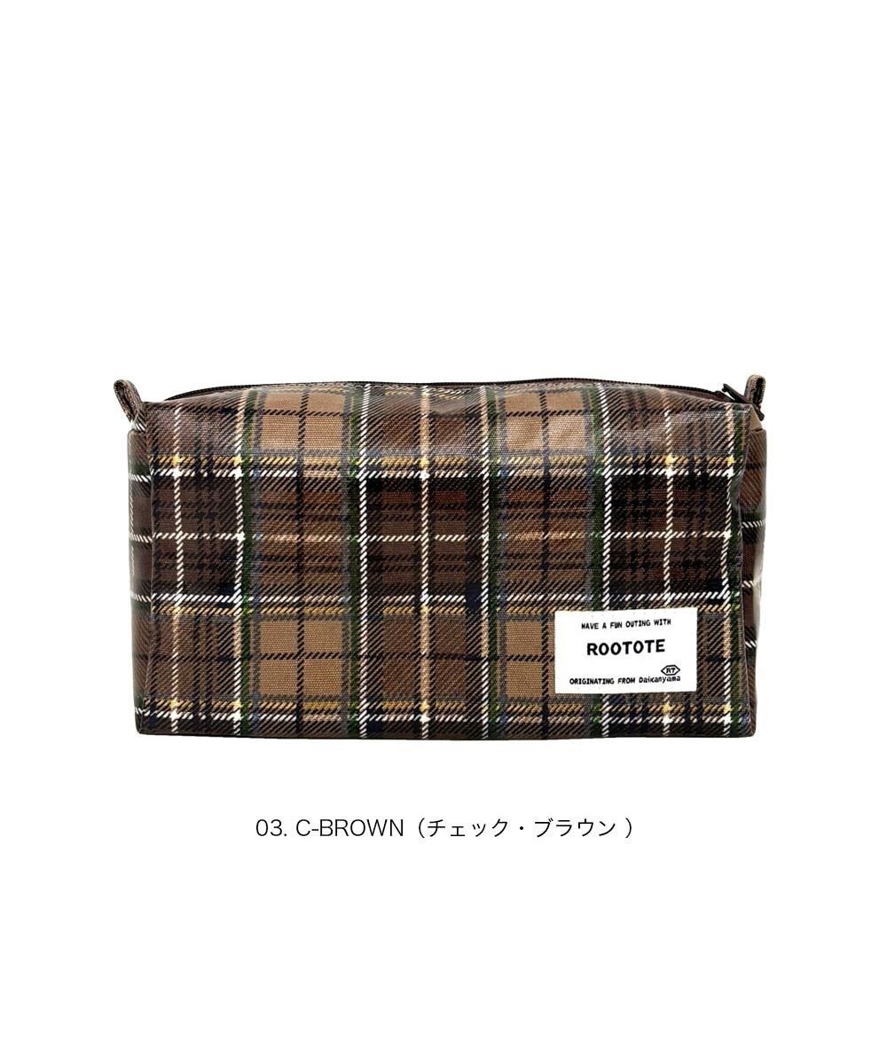 【ルートート/ROOTOTE】の3609【ラミネート加工】WR.ポーチ.ラミネート-T インテリア・キッズ・メンズ・レディースファッション・服の通販 founy(ファニー) ファッション Fashion レディースファッション Fashion for Women ミニ財布・二つ折り財布 Wallets & Card Cases ポーチ&ミニバッグ Pouches & Mini Bags カメラ Camera Accessories 財布 Wallet, Purse チェック Check, Plaid, Tartan プリント Print, Printed Pattern ポーチ Pouch, Small Case ランダム Random, Irregular おすすめ Recommended / Our Picks 新作・新入荷 New Arrivals / New In 03:チェック・ブラウン|ID: prp329100004646837 ipo3291000000033543203