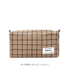 【ルートート/ROOTOTE】の3609【ラミネート加工】WR.ポーチ.ラミネート-T 04:チェック・ベージュ|ID: prp329100004646837 ipo3291000000033543206