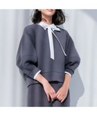 【組曲/KUMIKYOKU】の【WEB限定】パフスリーブ スウェットライクトップス グレー系|ID: prp329100004646843 ipo3291000000033543322