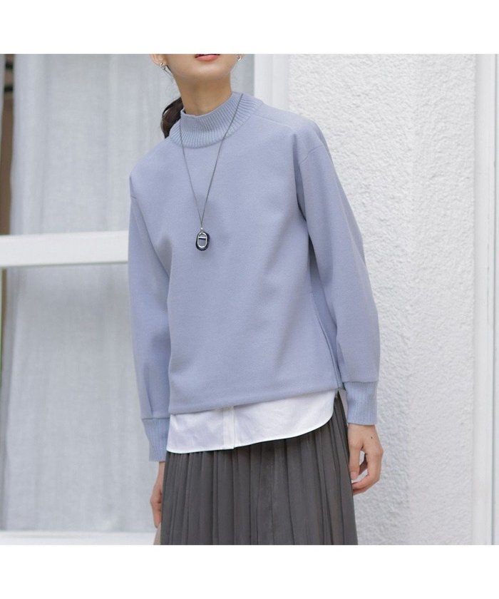 【ジェイ プレス/J.PRESS】の【WEB限定カラーあり】ニードルパンチ カットソー インテリア・キッズ・メンズ・レディースファッション・服の通販 founy(ファニー) https://founy.com/ ファッション Fashion レディースファッション Fashion for Women トップス・カットソー Cut & Sew Tops シャツ・ブラウス・オフィスカジュアル Elegant Blouses & Button-Ups ロングTシャツ・Tシャツ Longline T-Shirts & Tees カットソー・ベーシックTシャツ Cut-and-Sewn Tops / Stretch Tees & Basics インナー Innerwear ウォーム Warm Fabric カットソー Cut and Sewn Top 軽量 Lightweight, Ultra Light スリット Slit, Slit Detail スリーブ Sleeve, Long Sleeve / Short Sleeve ドッキング Docking, Mixed Material ハイネック High Neck, Mock Neck フラット Flat, Flat Shoes リブニット Rib Knit, Ribbed Knit ロング Long, Long-Length A/W・秋冬 Autumn/Winter エレガント 上品 Elegant |ID: prp329100004646848 ipo3291000000033711292