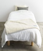 【ルームアンドスプール/LOOM&SPOOL】の【洗える】SRN2メリノウール毛布ブランケット アイボリーIV|ID: prp329100004647769 ipo3291000000034255935